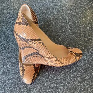 Christian Louboutin Snakeskin  Wedge Shoes